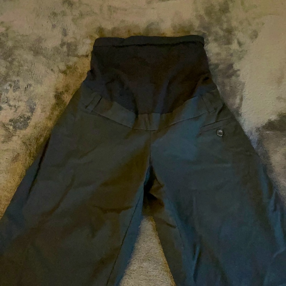 Black maternity dress pants size M